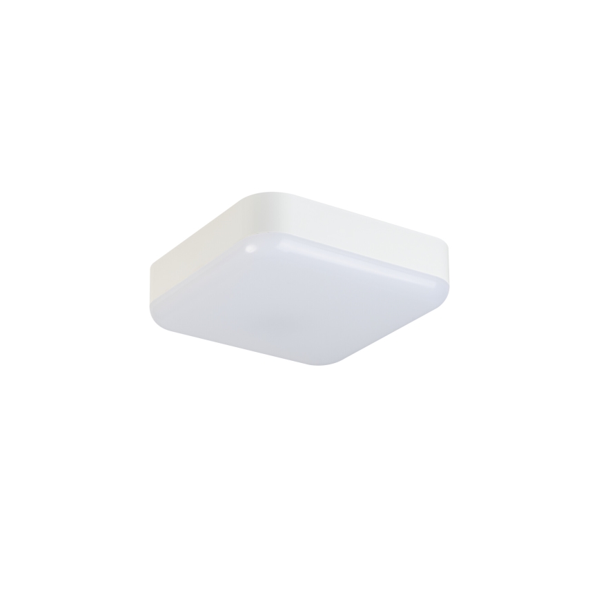 LED Technické stropné svietidlo so senzorom pohybu IPER LED/19W/230V IK10 IP65 hranatý biela