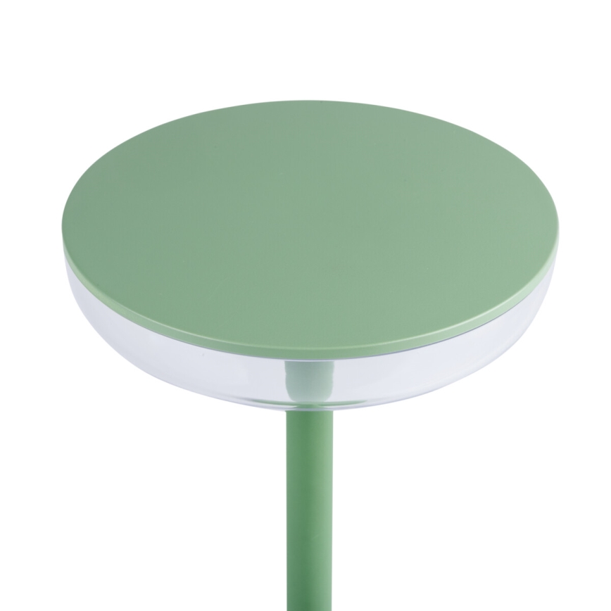 Kanlux 37313- LED Stmievateľná nabíjacia lampa FLUXY LED/1,7W/1800 mAh IP44 zelená