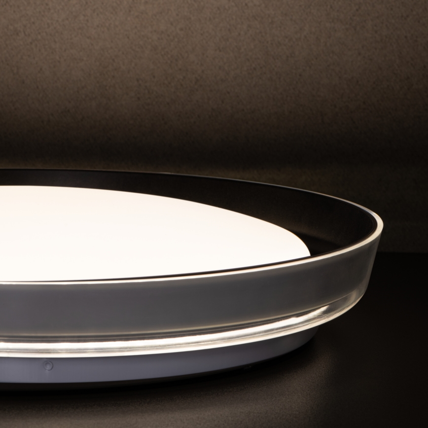 LED Stropné svietidlo NIFU LED/17,8W/230V pr. 43 cm biela/čierna