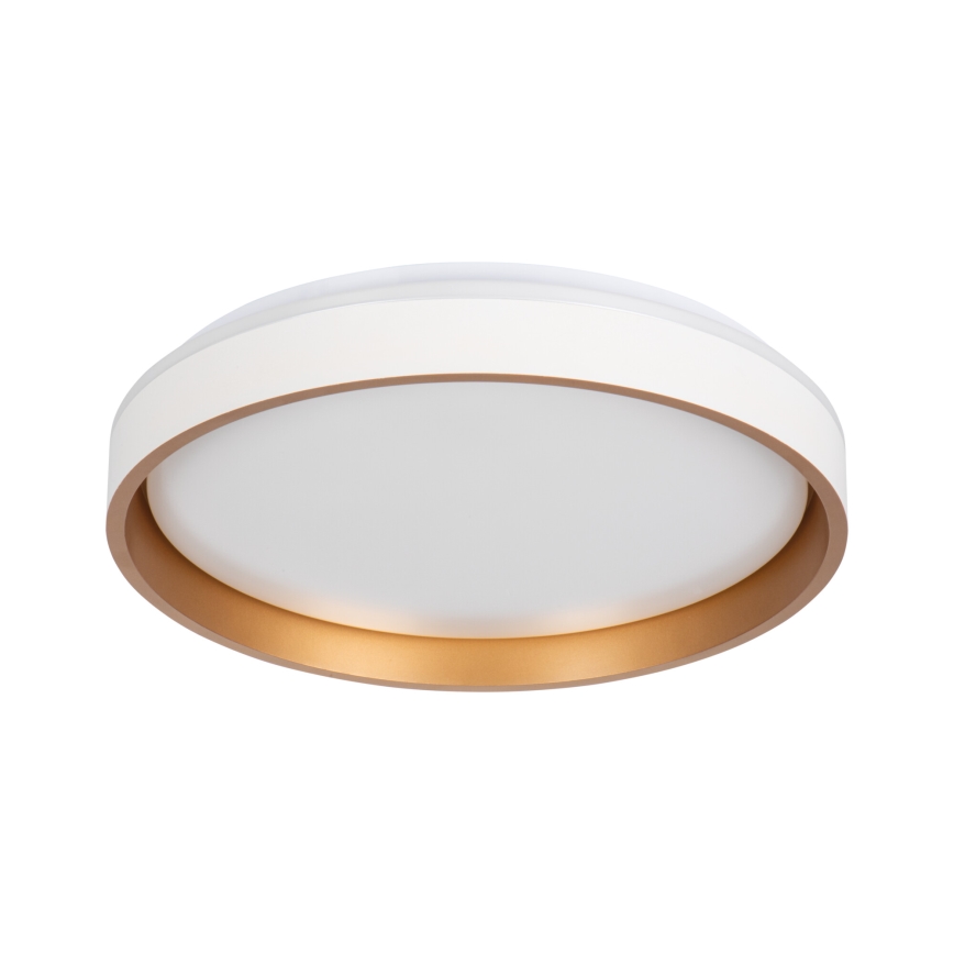 LED Stropné svietidlo SOLN LED/17,5W/230V pr. 38 cm biela/zlatá