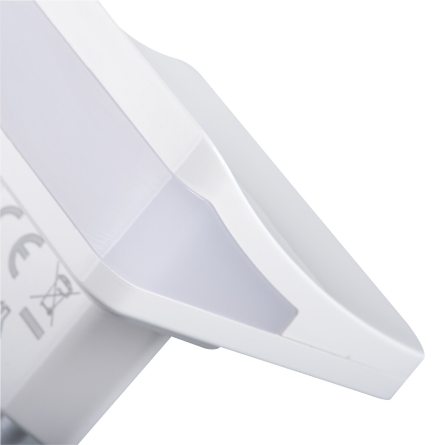 LED orientačné svietidlo do zásuvky so senzorom súmraku HOFI LED/0,28W/230V biela