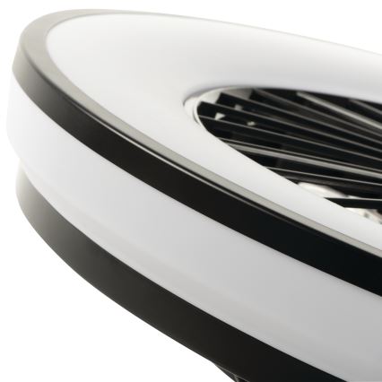LED RGBW Stmievateľné stropné svietidlo s ventilátorom PLAVE LED/48W/230V 3000/4000/6500K + diaľkové ovládanie
