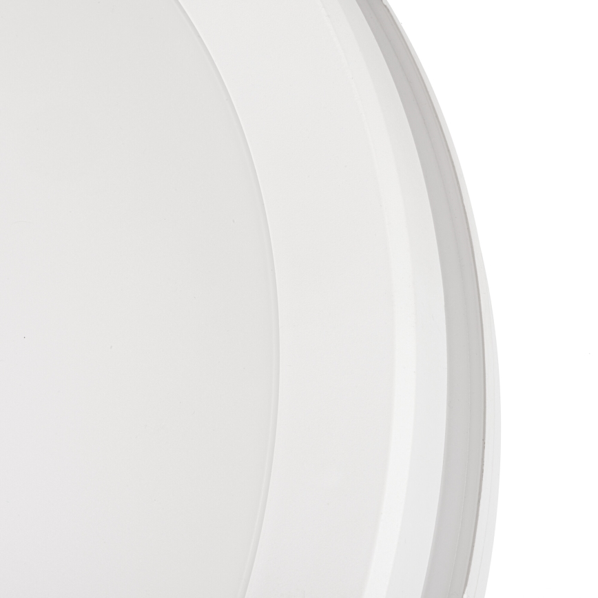 LED Vonkajšie stropné svietidlo BENO E LED/20W/230V 3000/4000/6500K pr. 20 cm IP65 biela