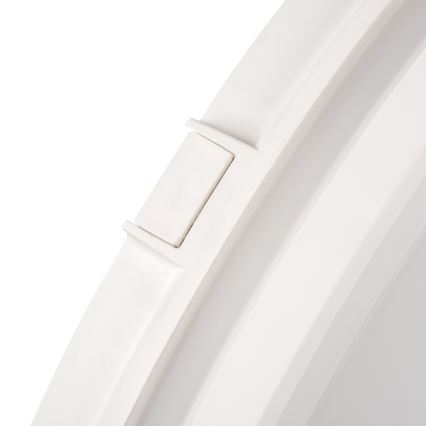 LED Vonkajšie stropné svietidlo BENO E LED/20W/230V 3000/4000/6500K pr. 20 cm IP65 biela