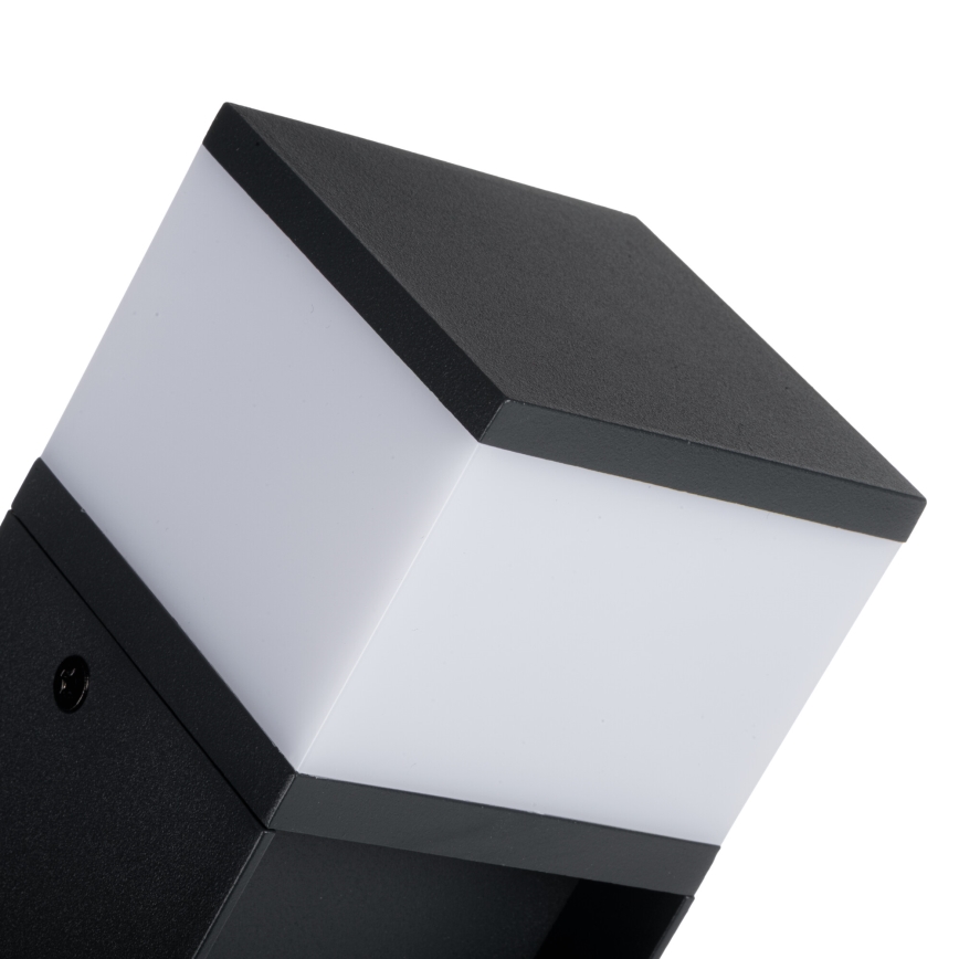 Vonkajšia lampa s 2 zásuvkami DASTEN 1xG9/11W/230V 50 cm IP44 čierna