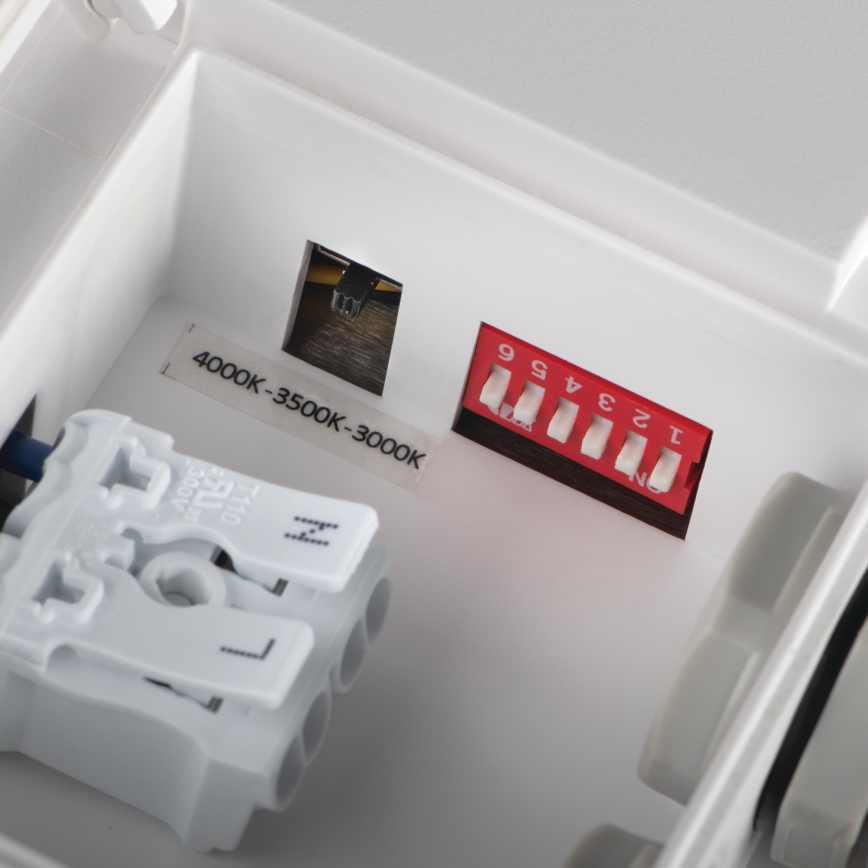 LED Vonkajšie stropné svietidlo so senzorom pohybu BENO LED/12/18W/230V 3000/3500/4000K IP65 biela guľatý