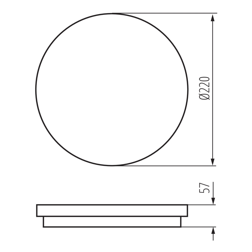 LED Vonkajšie stropné svietidlo so senzorom pohybu BENO LED/12/18W/230V 3000/3500/4000K IP65 biela guľatý