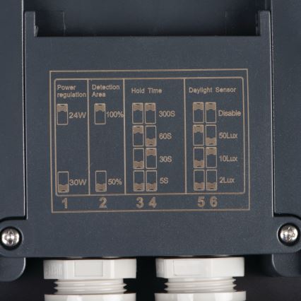 LED Vonkajšie stropné svietidlo so senzorom pohybu BENO LED/12/18W/230V 3000/3500/4000K IP65 antracit guľatý