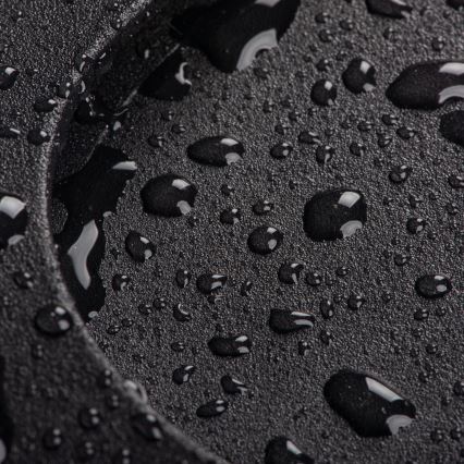 LED schodiskové svietidlo s pohybovým a súmrakovým senzorom EXIN LED/2,5W/230V 3000K IP65 čierne okrúhle