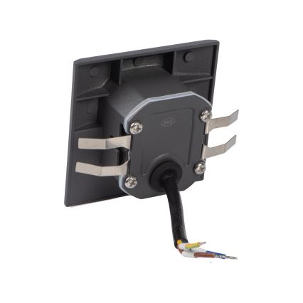 LED schodiskové svietidlo EXIN LED/2,5W/230V 4000K IP65 antracitové, hranaté