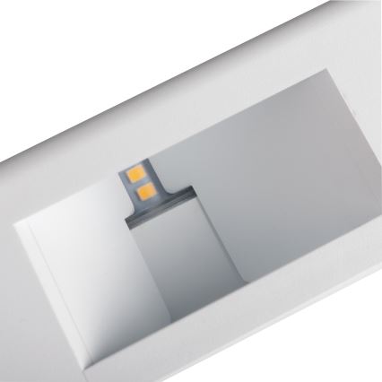 LED vonkajšie nástenné svietidlo REFAZI LED/6W/230V IP54 biele