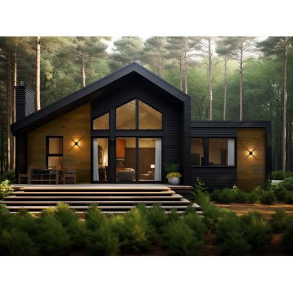 LED Vonkajšie nástenné svietidlo REFAZI LED/6W/230V IP54 antracit