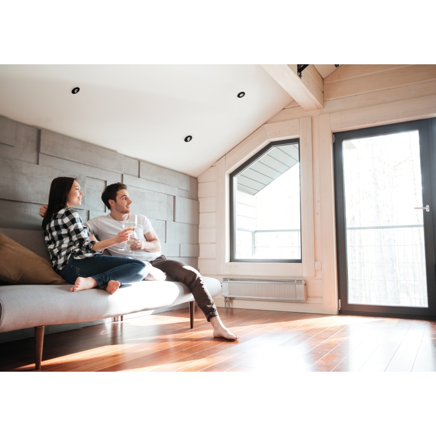 LED podhľadové svietidlo FIZU LED/4W/230V 3000/4000/6500K čierne