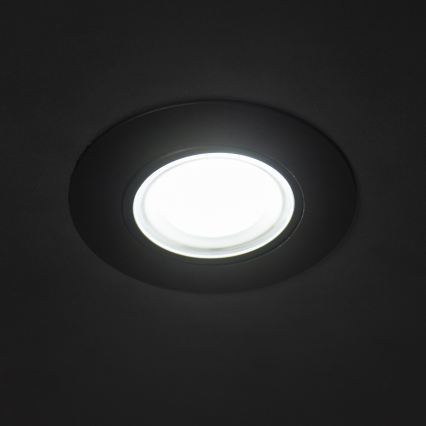 LED podhľadové svietidlo FIZU LED/4W/230V 3000/4000/6500K čierne