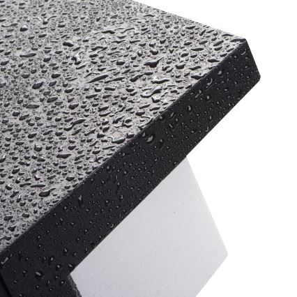 Vonkajšie nástenné svietidlo LERTO 1xE27/15W/230V IP54 čierna