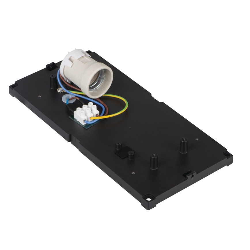 Vonkajšie nástenné svietidlo LERTO 1xE27/15W/230V IP54 čierna