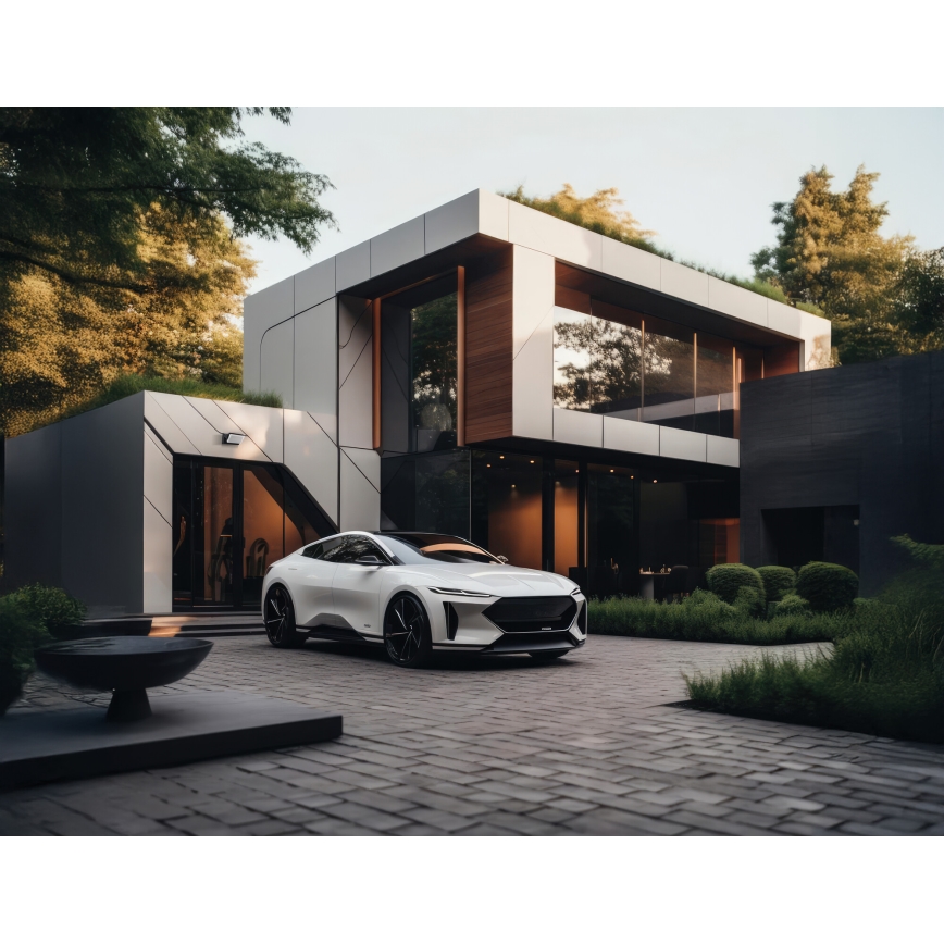 LED Vonkajšie nástenné svietidlo so snímačom pohybu a súmraku XERTO LED/20W/230V 3000/4000/6500K IP44 čierna