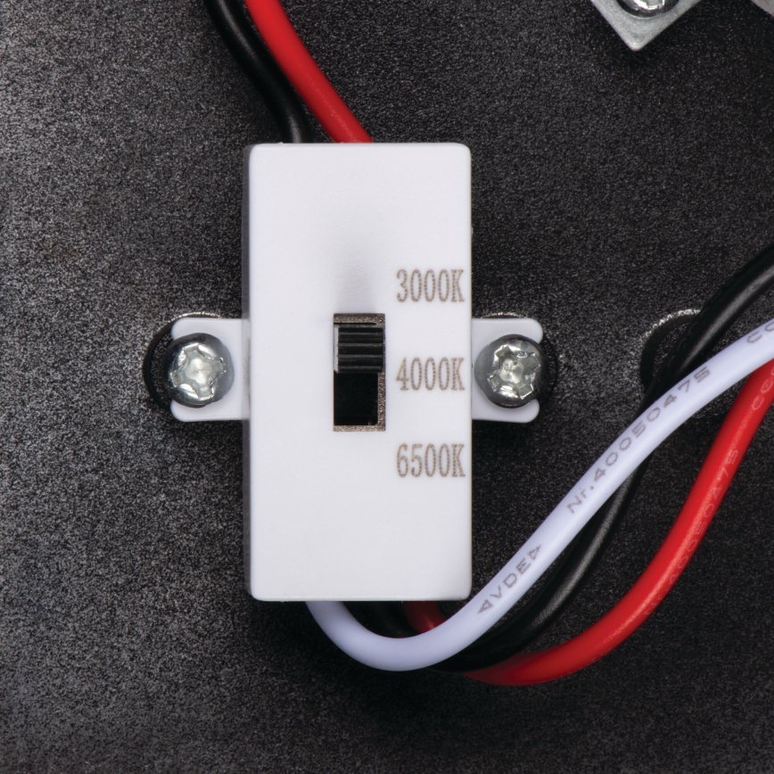 LED Vonkajšie nástenné svietidlo so snímačom pohybu a súmraku XERTO LED/20W/230V 3000/4000/6500K IP44 čierna