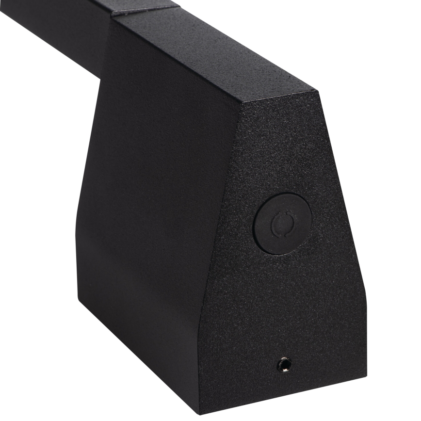 Vonkajšie nástenné LED svietidlo YALTE LED/8,5W/230V 3000/4000/6500K 93 cm IP54 čierna