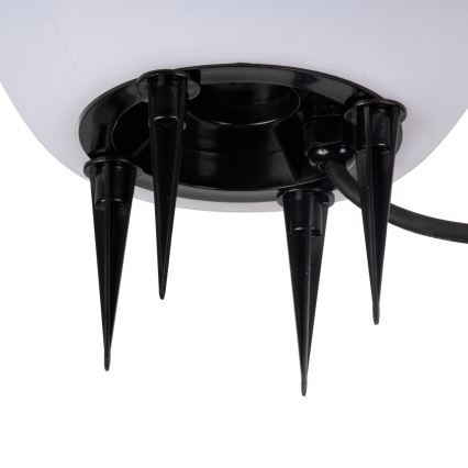 Vonkajšia lampa STONO 1xE27/15W/230V priemer 20 cm IP65 biela
