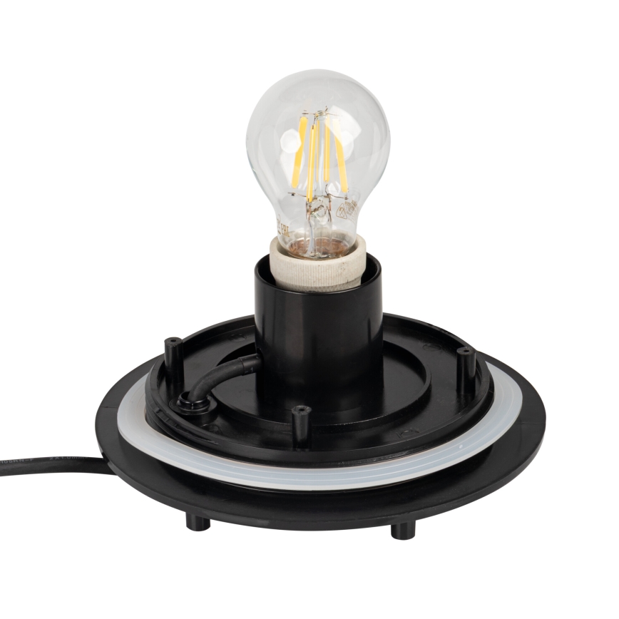 Vonkajšia lampa STONO 1xE27/20W/230V pr. 50 cm IP65 biela