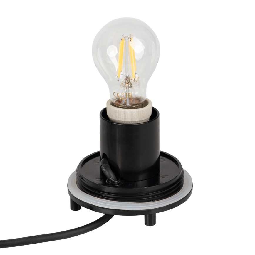 Vonkajšia lampa STONO 1xE27/20W/230V pr. 40 cm IP65 béžová