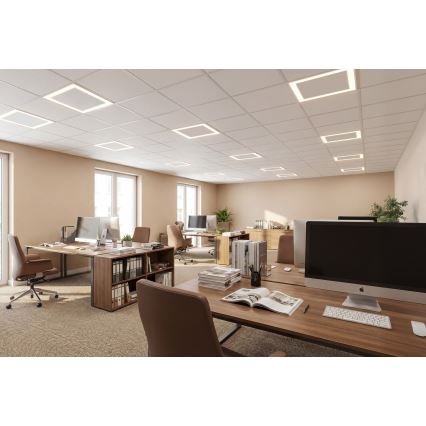 LED Podhľadový rám AVAR LED/32W/230V 3000/4000/6000K 60x60 cm UGR19
