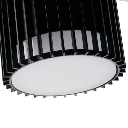Vonkajšie nástenné bodové svietidlo s pohybovým a súmrakovým senzorom RADILO 1xGU10/11W/230V IP44 čierne