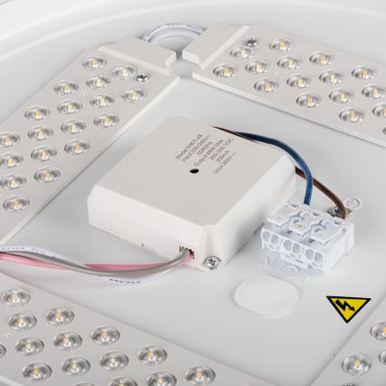 LED Stmievateľné stropné svietidlo LIXAN LED/47W/230V 3000-6500K pr. 38,6 cm biela/čierna + diaľkové ovládanie
