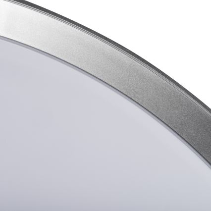 LED Stmievateľné stropné svietidlo LIXAN LED/65W/230V 3000-6500K pr. 48,6 cm biela/strieborná + diaľkové ovládanie