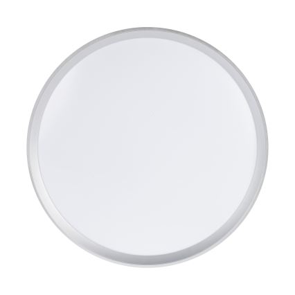 LED Stmievateľné stropné svietidlo LIXAN LED/65W/230V 3000-6500K pr. 48,6 cm biela/strieborná + diaľkové ovládanie