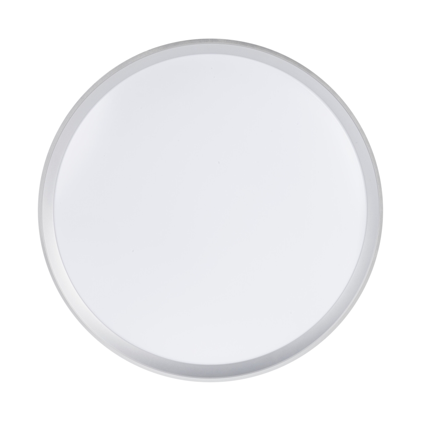 LED Stmievateľné stropné svietidlo LIXAN LED/65W/230V 3000-6500K pr. 48,6 cm biela/strieborná + diaľkové ovládanie