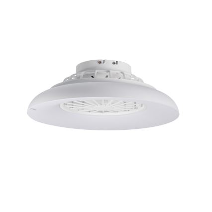 LED RGBW stmievateľné stropné svietidlo s ventilátorom PLAVE PAN LED/24W/230V 3000-6500K pr. 48,5 cm biela + diaľkové ovládanie