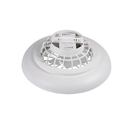 LED RGBW stmievateľné stropné svietidlo s ventilátorom PLAVE PAN LED/24W/230V 3000-6500K pr. 48,5 cm biela + diaľkové ovládanie