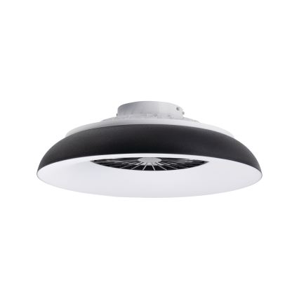 LED RGBW Stmievateľné stropné svietidlo s ventilátorom PLAVE PAN LED/48W/230V 3000-6500K pr. 60 cm čierna + diaľkové ovládanie
