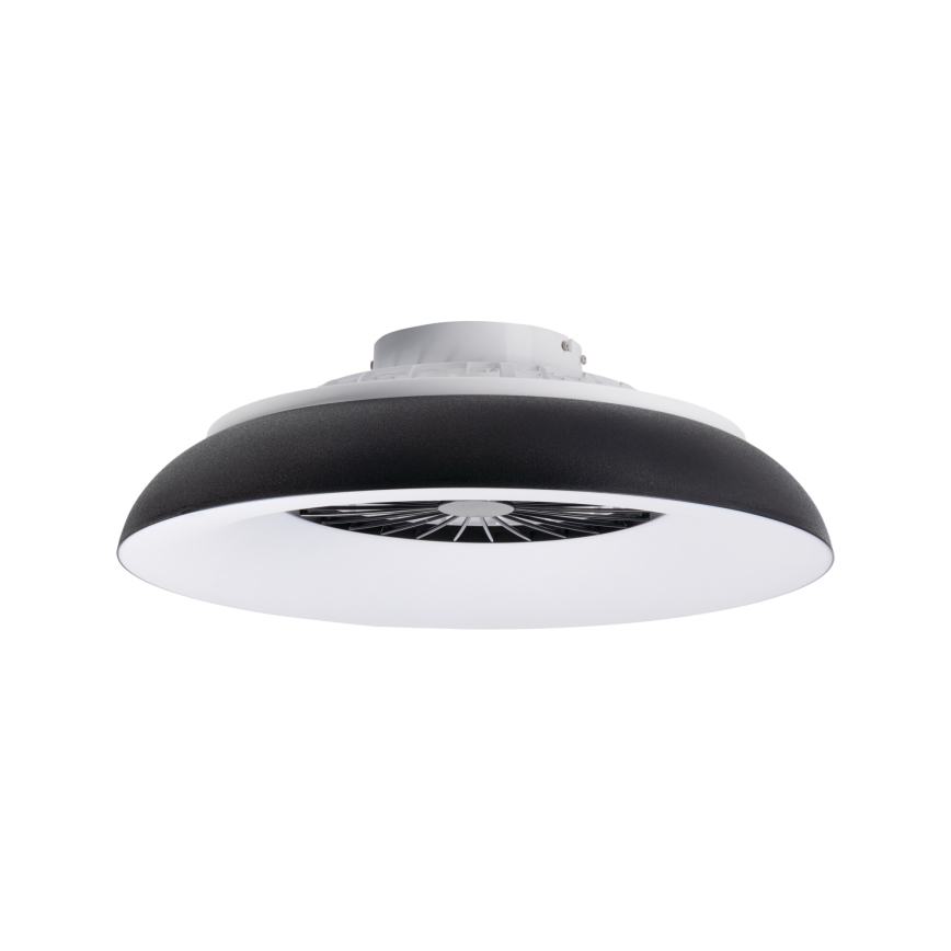 LED RGBW Stmievateľné stropné svietidlo s ventilátorom PLAVE PAN LED/48W/230V 3000-6500K pr. 60 cm čierna + diaľkové ovládanie