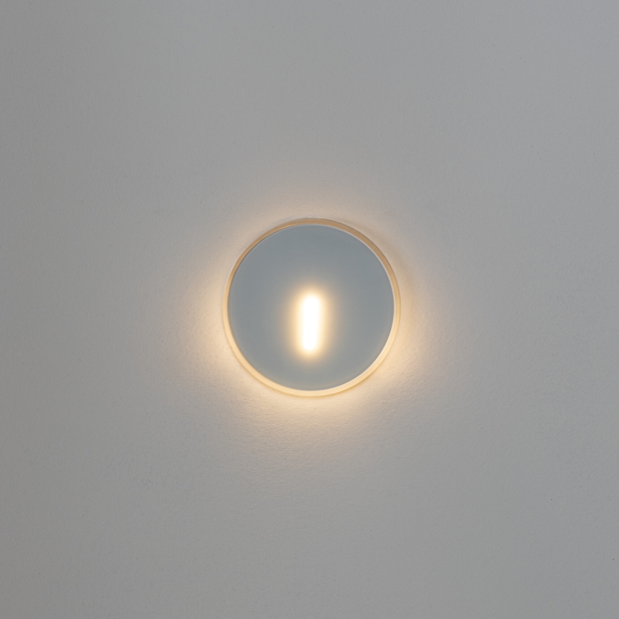 LED schodiskové svietidlo MAGNIK LED/1,7W/230V 2700/3300/3900/4600/5700K biele okrúhle