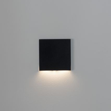 LED schodiskové svietidlo MAGNIK LED/1,7W/230V 2700/3300/3900/4600/5700K čierne hranaté
