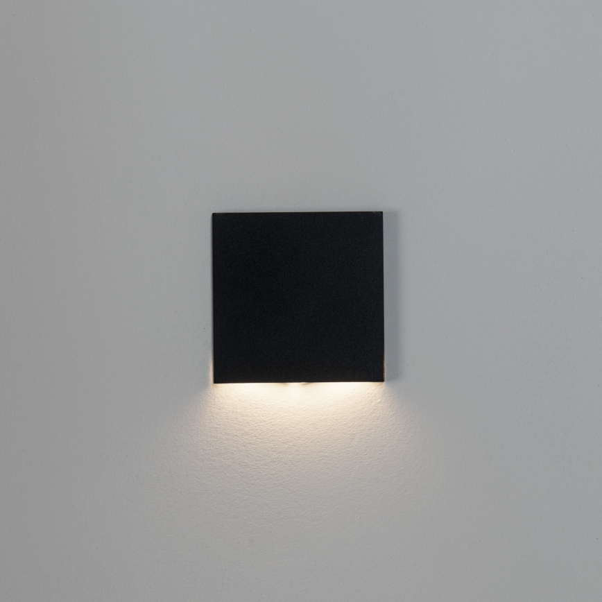 LED schodiskové svietidlo MAGNIK LED/1,7W/230V 2700/3300/3900/4600/5700K čierne hranaté