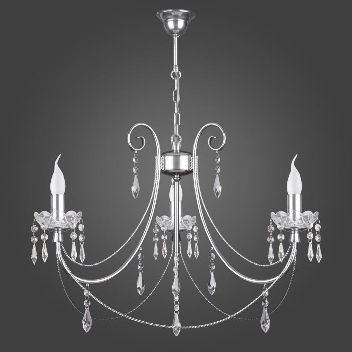 Kemar KN/3/CR - Luster CRISTAL 3xE14/60W/230V