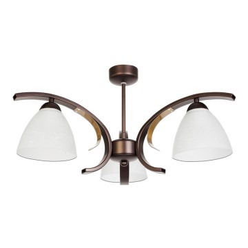 Kemar MR/3/B/O - Luster na tyči MARON 3xE27/60W/230V Kemar MR/3/B/O - Luster na tyči MARON 3xE27/60W/230V