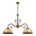 Kemar VE/2 - Luster VERDA 2xE27/60W bronz