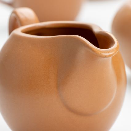 Keramická čajová sada Jumbo hnedá