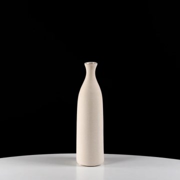 Keramická váza 25 cm biela