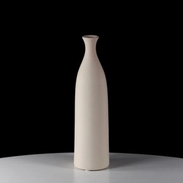 Keramická váza 33 cm biela