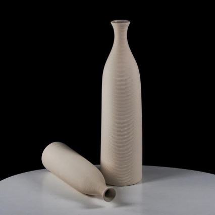 Keramická váza 33 cm biela