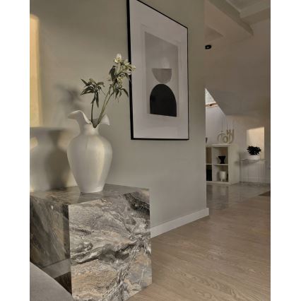 Keramická váza 41,5x23 cm biela