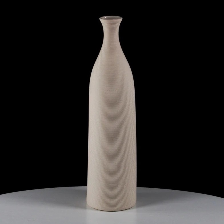 Keramická váza 46 cm, biela