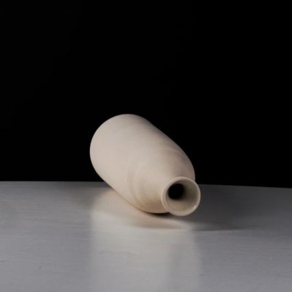 Keramická váza 46 cm, biela