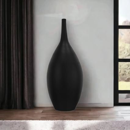 Keramická váza 47 cm čierna